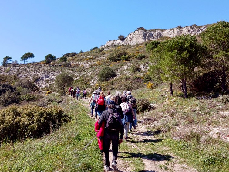 groupe de randonneurs espoir herault